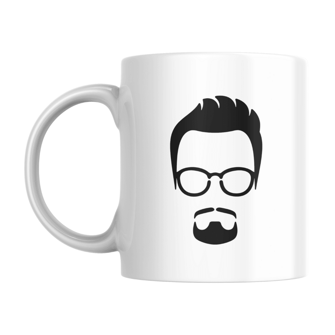 The Face Mug White