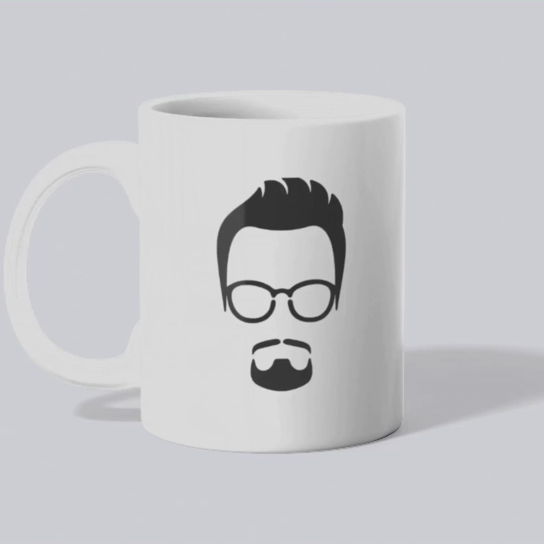 The Face Mug White