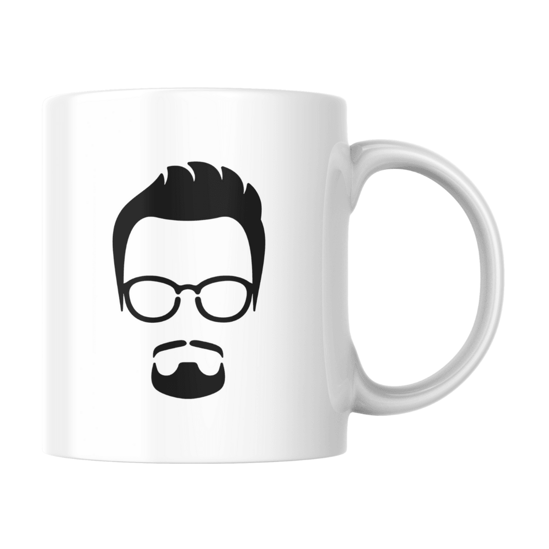 The Face Mug White