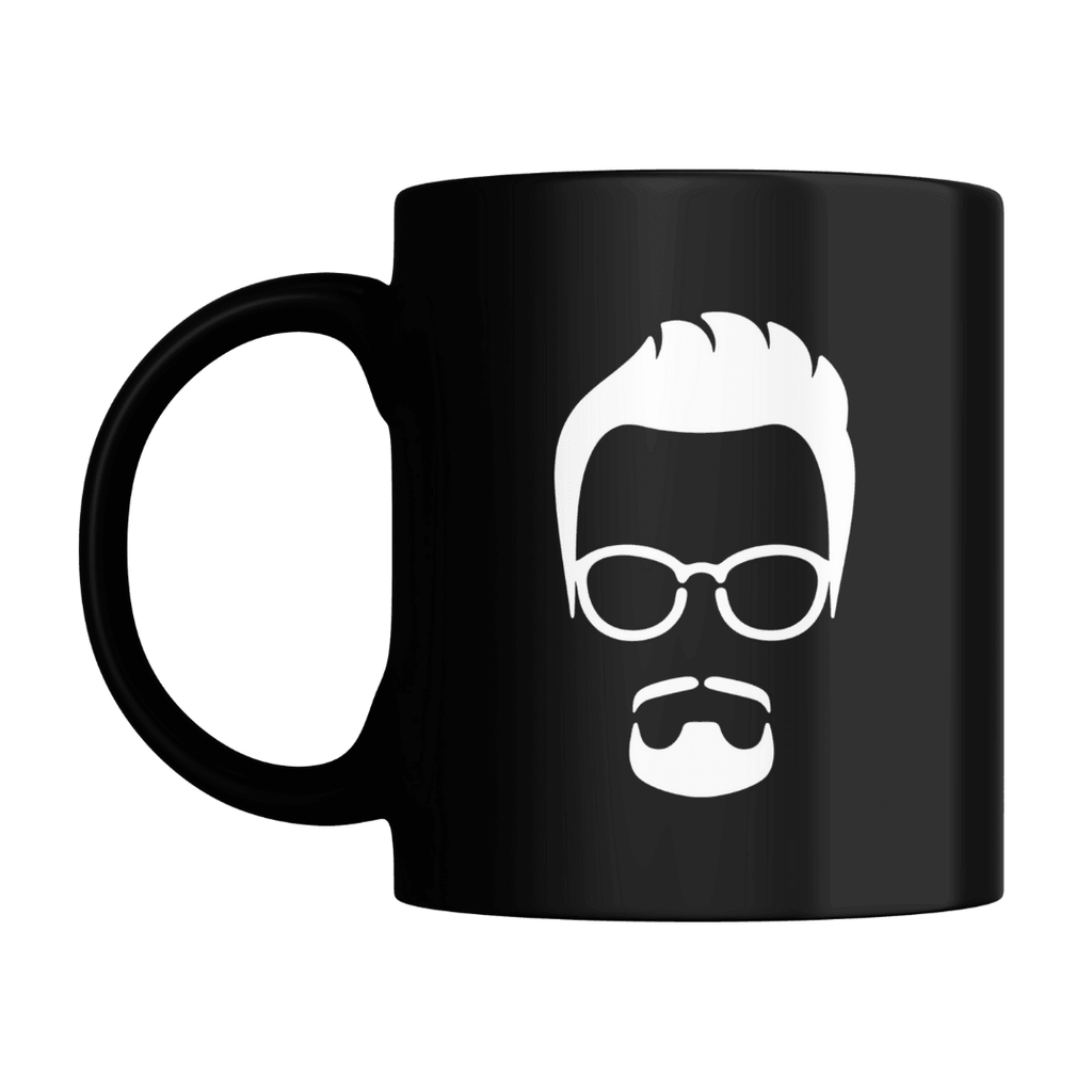The Face Mug Black